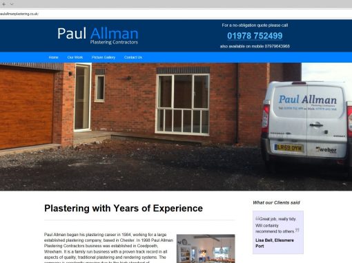 Paul Allman Plastering